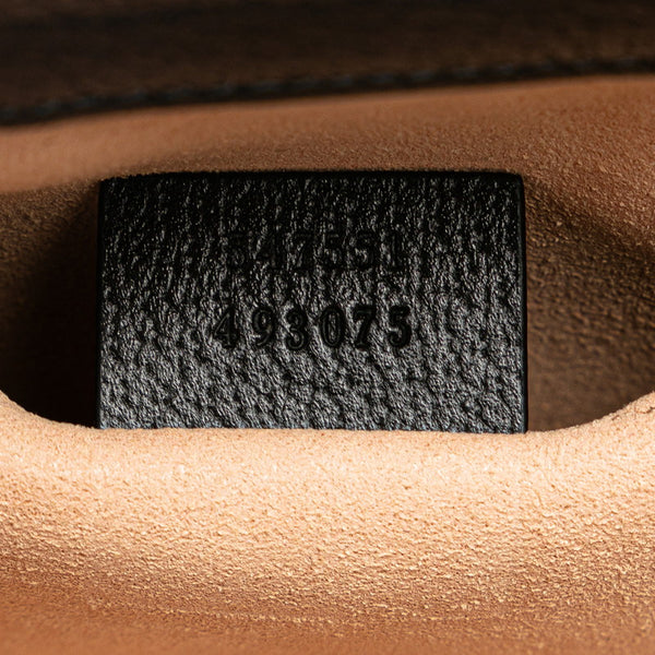 グッチ オフィディア GG スモール シェリーライン ハンドバッグ ショルダーバッグ 2WAY 547551 ブラック レザー レディース GUCCI 【中古】