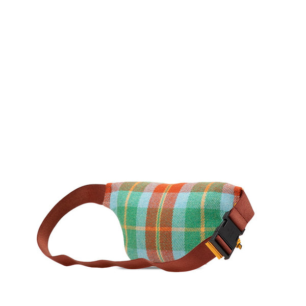 グッチ チルドレン チェック スター ウエストバッグ 502095 グリーン マルチカラー キャンバス レザー レディース GUCCI 【中古】