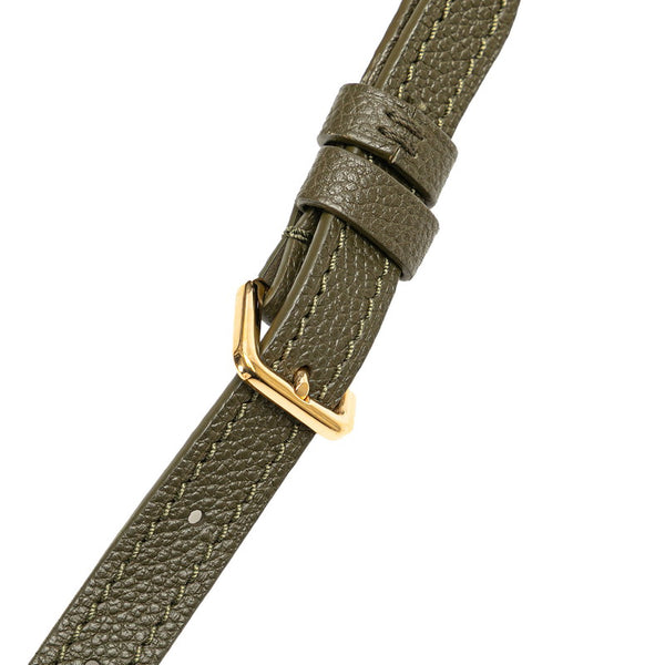 ルイ ヴィトン モノグラム アンプラント ジュノ ショルダーバッグ M43146 カーキグリーン ピンク レザー レディース LOUIS VUITTON 【中古】