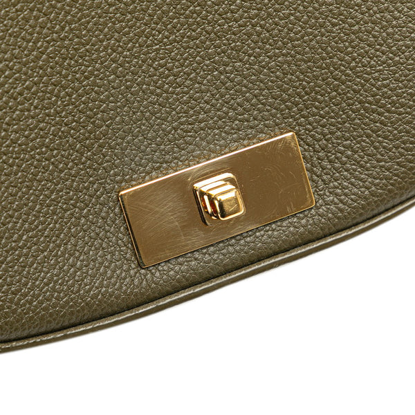 ルイ ヴィトン モノグラム アンプラント ジュノ ショルダーバッグ M43146 カーキグリーン ピンク レザー レディース LOUIS VUITTON 【中古】