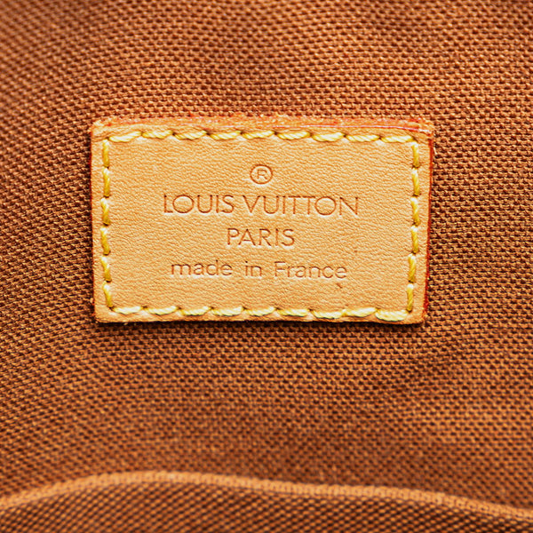 ルイ ヴィトン モノグラム バティニョール ハンドバッグ トートバッグ M51156 ブラウン PVC レザー レディース LOUIS VUITTON 【中古】
