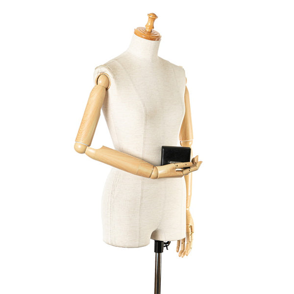 サンローラン 三つ折り財布 462366 ブラック レザー レディース SAINT LAURENT 【中古】