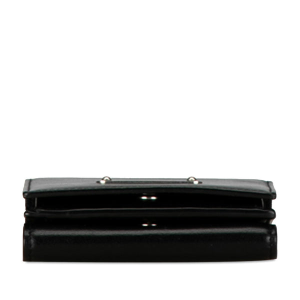 サンローラン 三つ折り財布 462366 ブラック レザー レディース SAINT LAURENT 【中古】