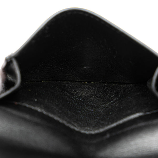 サンローラン 三つ折り財布 462366 ブラック レザー レディース SAINT LAURENT 【中古】