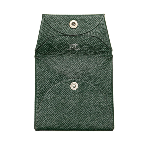 エルメス バスティア コインケース ヴェールルソー ヴォーエプソン レディース HERMES 【中古】