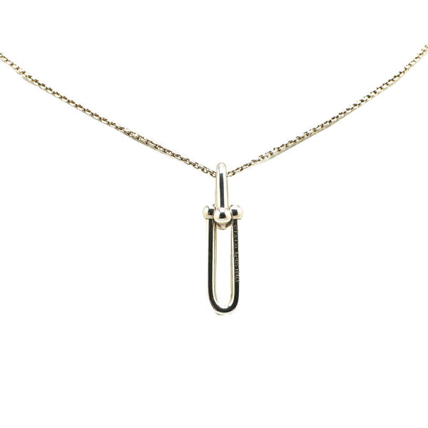 ティファニー ハードウェア 細長 リンク ネックレス スターリングシルバー レディース TIFFANY&Co. 【中古】