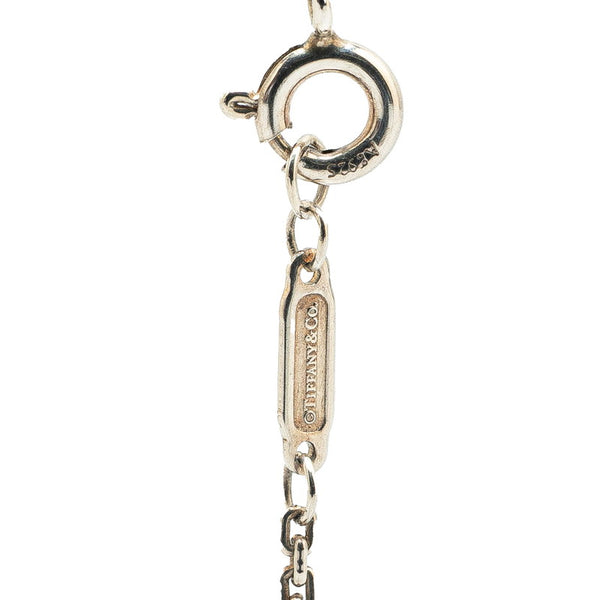 ティファニー ハードウェア 細長 リンク ネックレス スターリングシルバー レディース TIFFANY&Co. 【中古】