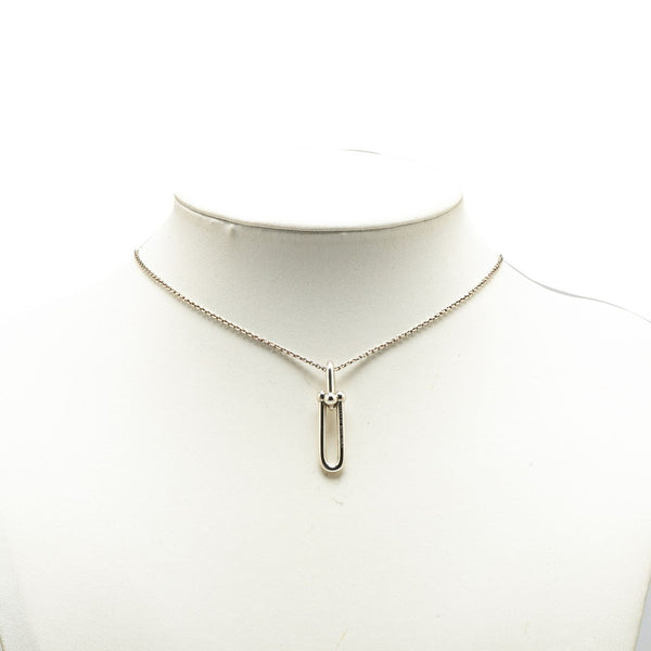 ティファニー ハードウェア 細長 リンク ネックレス スターリングシルバー レディース TIFFANY&Co. 【中古】