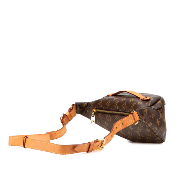 ルイ ヴィトン モノグラム バムバッグ ボディバッグ ウエストバッグ M43644 ブラウン PVC レザー レディース LOUIS VUITTON 【中古】