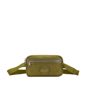 グッチ GGナイロン オフ ザ グリッド ウエストバッグ ボディバッグ 631341 カーキ グリーン ナイロン レザー メンズ GUCCI 【中古】