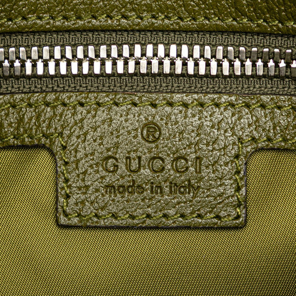 グッチ GGナイロン オフ ザ グリッド ウエストバッグ ボディバッグ 631341 カーキ グリーン ナイロン レザー メンズ GUCCI 【中古】
