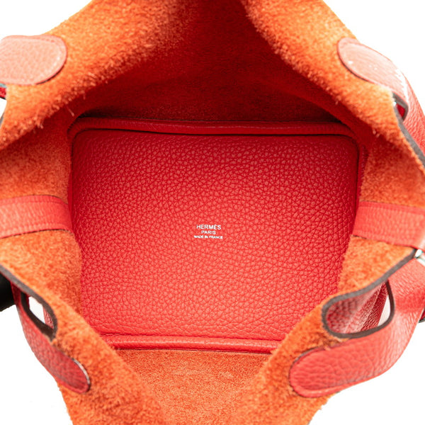 エルメス ピコタンロックPM ハンドバッグ ブーゲンビリア ピンク トリヨンクレマンス レディース HERMES 【中古】