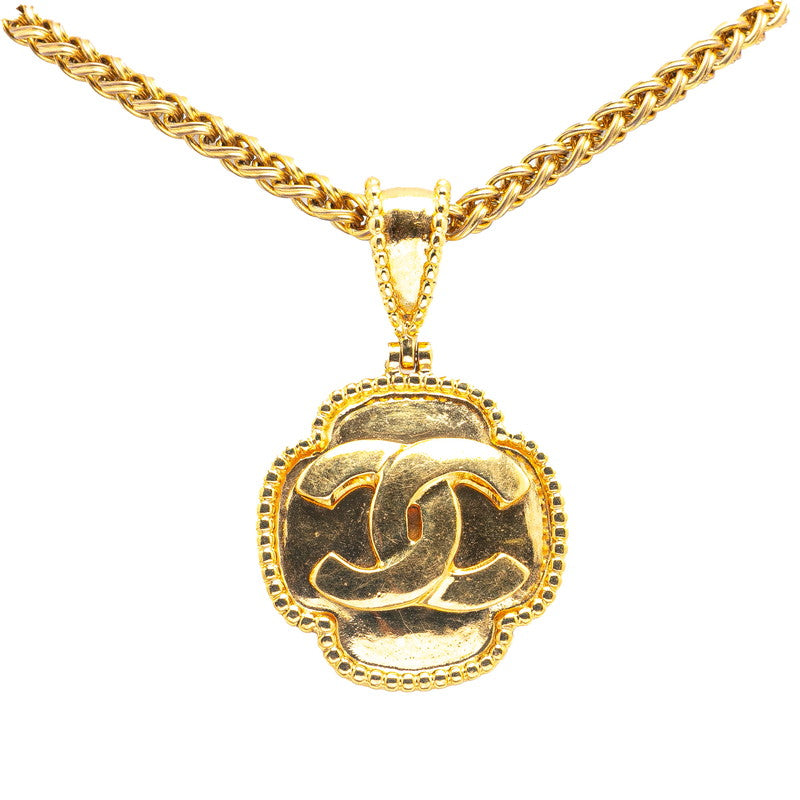 シャネル ココマーク ネックレス ゴールド メッキ レディース CHANEL 【中古】