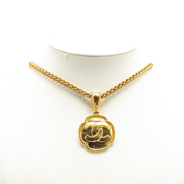 シャネル ココマーク ネックレス ゴールド メッキ レディース CHANEL 【中古】