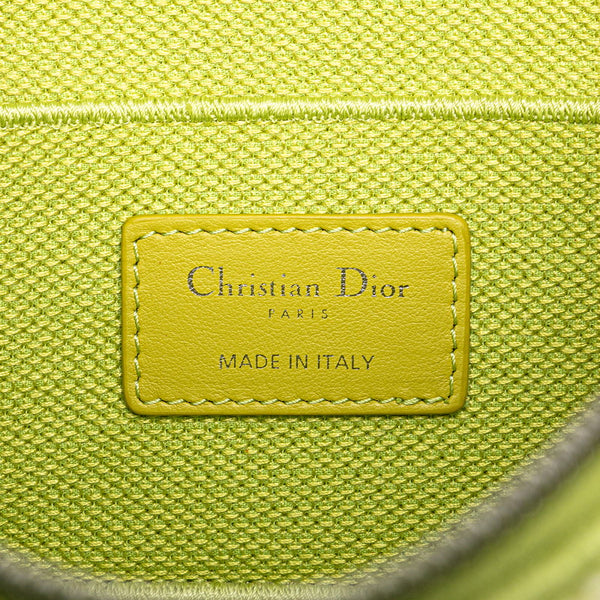 ディオール トワル ジュ ドゥイ バニティバッグ ハンドバッグ ショルダーバッグ 2WAY グリーン ジャガード レディース Dior 【中古】