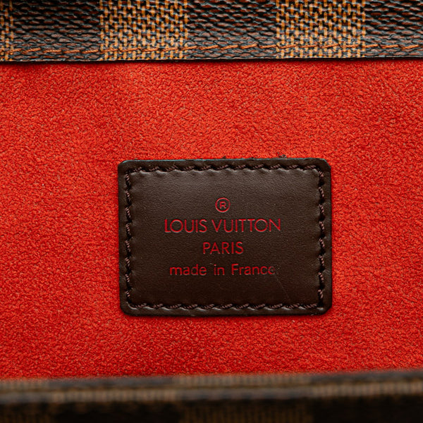 ルイ ヴィトン ダミエ パリオリGM トートバッグ ショルダーバッグ N51124 ブラウン PVC レザー レディース LOUIS VUITTON 【中古】