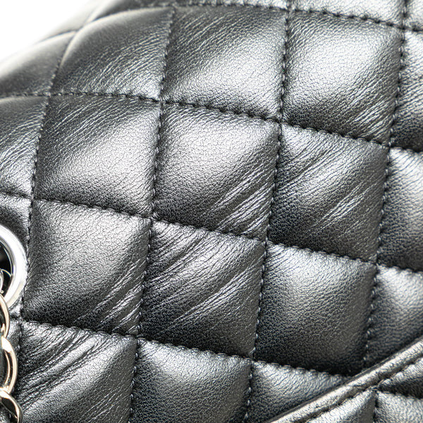 シャネル マトラッセ ココマーク ミニ チェーン ショルダーバッグ ブラック ラムスキン レディース CHANEL 【中古】