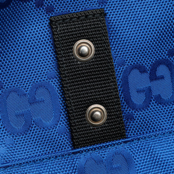 グッチ オフザグリッド GGナイロン 斜め掛け ショルダーバッグ  643858 ブルー ナイロン レディース GUCCI 【中古】