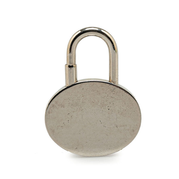 エルメス 地中海 2003年限定 カデナ パドロック 南京錠 シルバー メタル レディース HERMES 【中古】