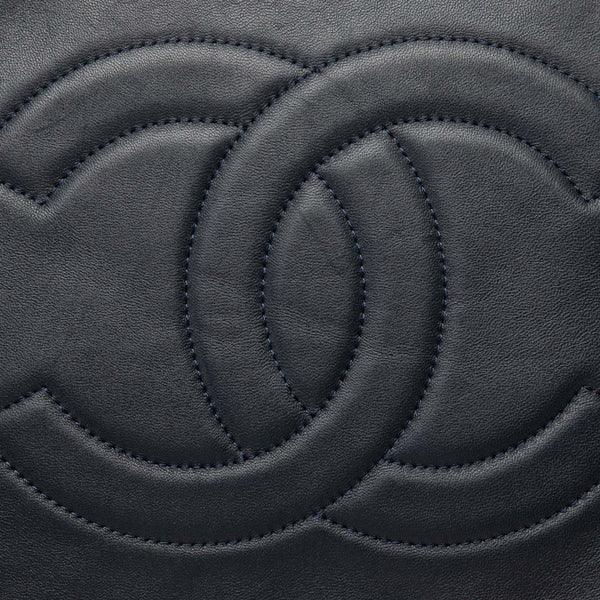 シャネル 2015 ココマーク カラーブロック クラッチバッグ マルチカラー ブラック ラムスキン レディース CHANEL 【中古】
