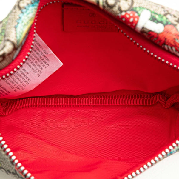 グッチ GGスプリーム ヒグチユウコ ウエストバッグ ボディバッグ 502095 ブラウン マルチカラー PVC レザー レディース GUCCI 【中古】