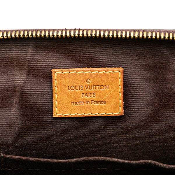 ルイ ヴィトン モノグラム ヴェルニ アルマPM ハンドバッグ M91611 アマラント パープル パテントレザー レディース LOUIS VUITTON 【中古】