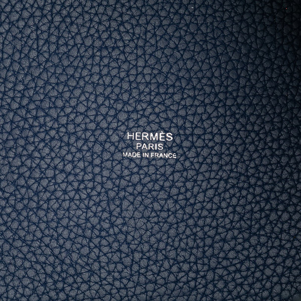 エルメス ピコタンロックPM エクラ ハンドバッグ ブルーブライトン カプシーヌ レッド トリヨンクレマンス ヴォースイフト レディース HERMES 【中古】