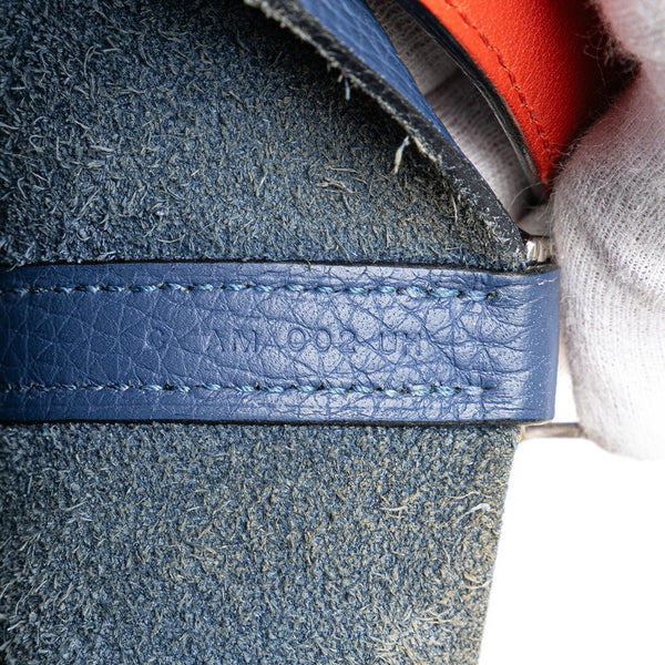 エルメス ピコタンロックPM エクラ ハンドバッグ ブルーブライトン カプシーヌ レッド トリヨンクレマンス ヴォースイフト レディース HERMES 【中古】