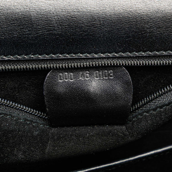 グッチ ハンドバッグ 000 46 0103 ブラック ブラウン レザー プラスチック レディース GUCCI 【中古】
