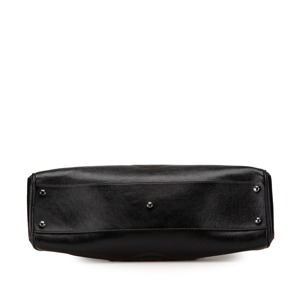 カルティエ マルチェロ ハンドバッグ ショルダーバッグ 2WAY ブラック レザー レディース CARTIER 【中古】