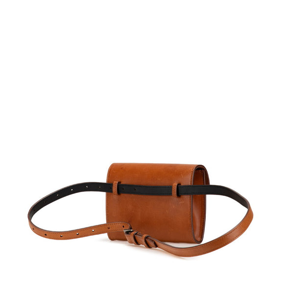 サンローラン ショルダーバッグ ウエストバッグ 558237 ブラウン レザー レディース SAINT LAURENT 【中古】