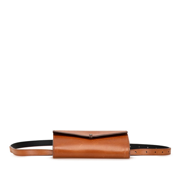 サンローラン ショルダーバッグ ウエストバッグ 558237 ブラウン レザー レディース SAINT LAURENT 【中古】