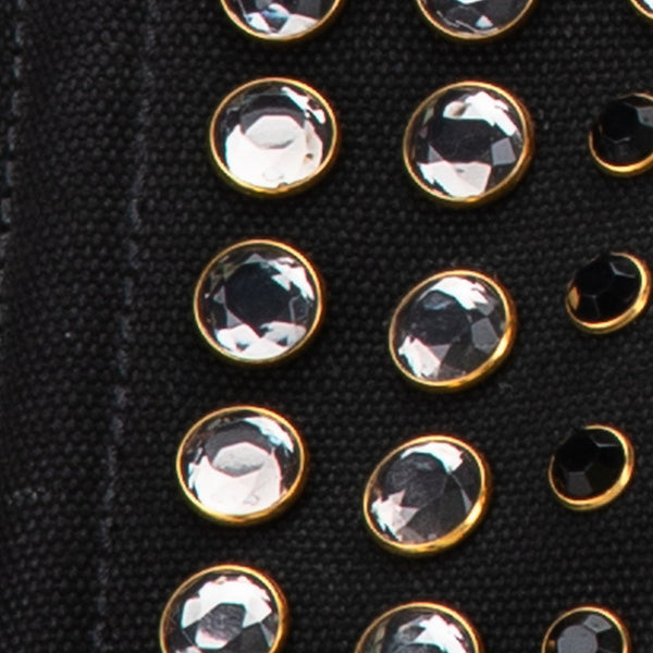 プラダ カナパ ハンドバッグ ショルダーバッグ 2WAY 1BG439 ブラック キャンバス ビーズ レディース PRADA 【中古】