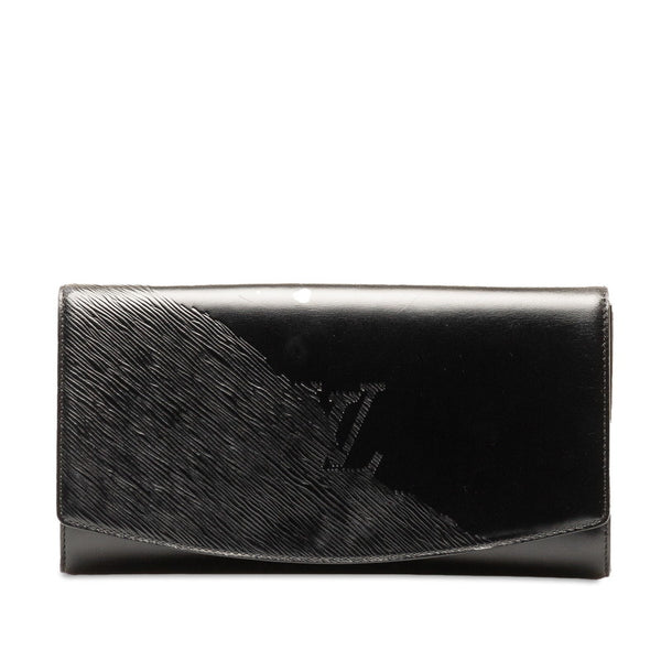 ルイ ヴィトン オペラライン エーゲ クラッチバッグ セカンドバッグ M63962 ノワール ブラック レザー レディース LOUIS VUITTON 【中古】