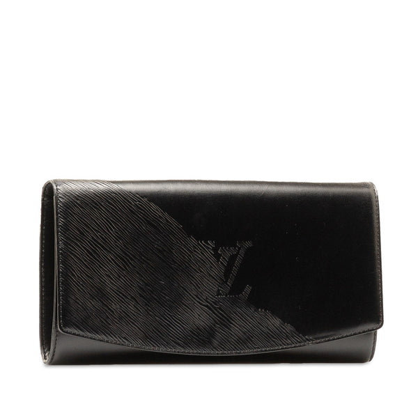 ルイ ヴィトン オペラライン エーゲ クラッチバッグ セカンドバッグ M63962 ノワール ブラック レザー レディース LOUIS VUITTON 【中古】