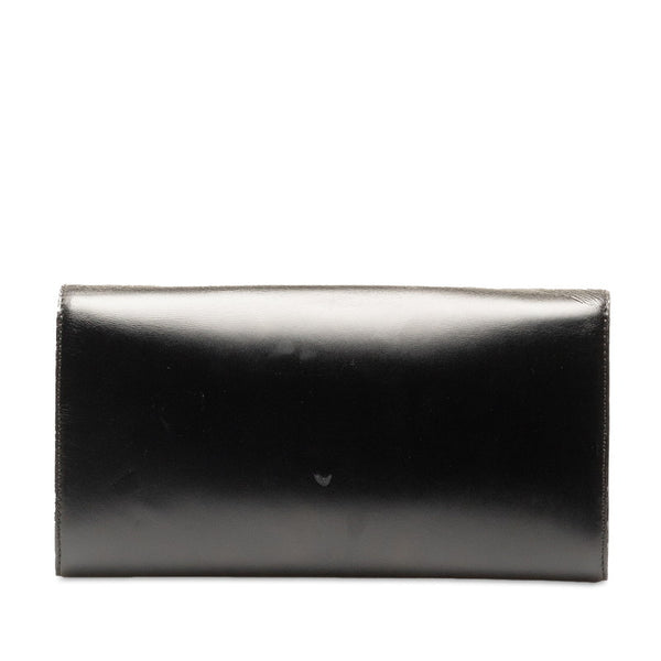ルイ ヴィトン オペラライン エーゲ クラッチバッグ セカンドバッグ M63962 ノワール ブラック レザー レディース LOUIS VUITTON 【中古】