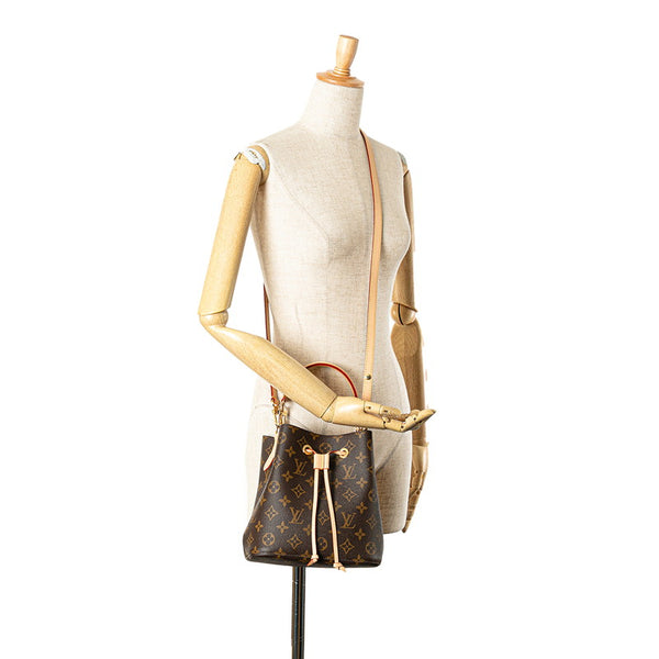 ルイ ヴィトン モノグラム ネオノエBB ハンドバッグ ショルダーバッグ 2WAY M46581 ブラウン PVC レザー レディース LOUIS VUITTON 【中古】
