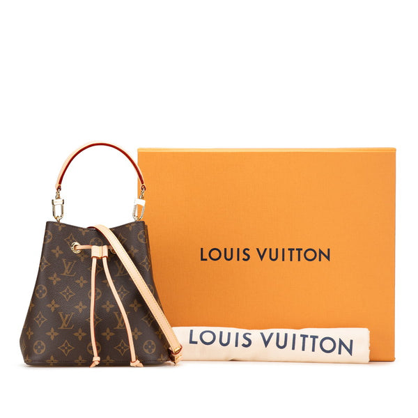 ルイ ヴィトン モノグラム ネオノエBB ハンドバッグ ショルダーバッグ 2WAY M46581 ブラウン PVC レザー レディース LOUIS VUITTON 【中古】