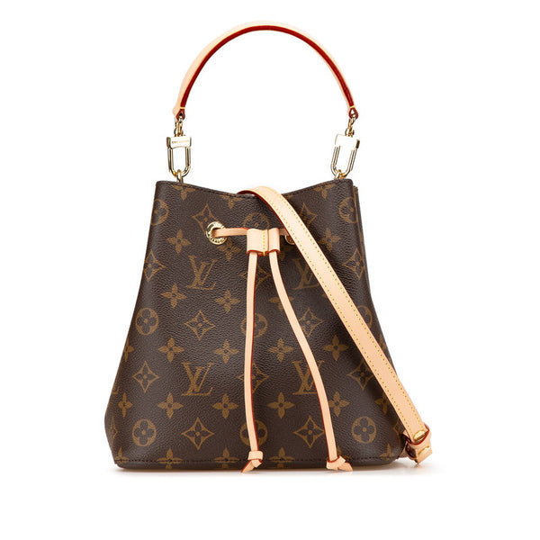 ルイ ヴィトン モノグラム ネオノエBB ハンドバッグ ショルダーバッグ 2WAY M46581 ブラウン PVC レザー レディース LOUIS VUITTON 【中古】