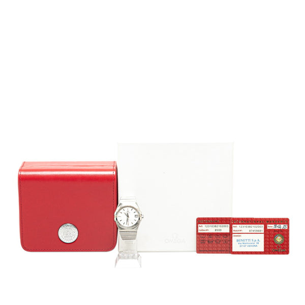 オメガ コンステレーション コーアクシャル 腕時計 123.10.38.21.02.003 自動巻き シルバー文字盤 ステンレススチール メンズ OMEGA 【中古】