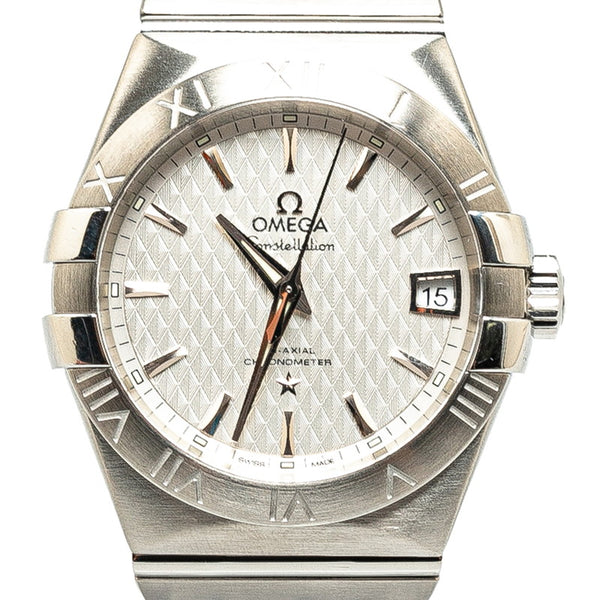 オメガ コンステレーション コーアクシャル 腕時計 123.10.38.21.02.003 自動巻き シルバー文字盤 ステンレススチール メンズ OMEGA 【中古】