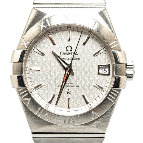 オメガ コンステレーション コーアクシャル 腕時計 123.10.38.21.02.003 自動巻き シルバー文字盤 ステンレススチール メンズ OMEGA 【中古】