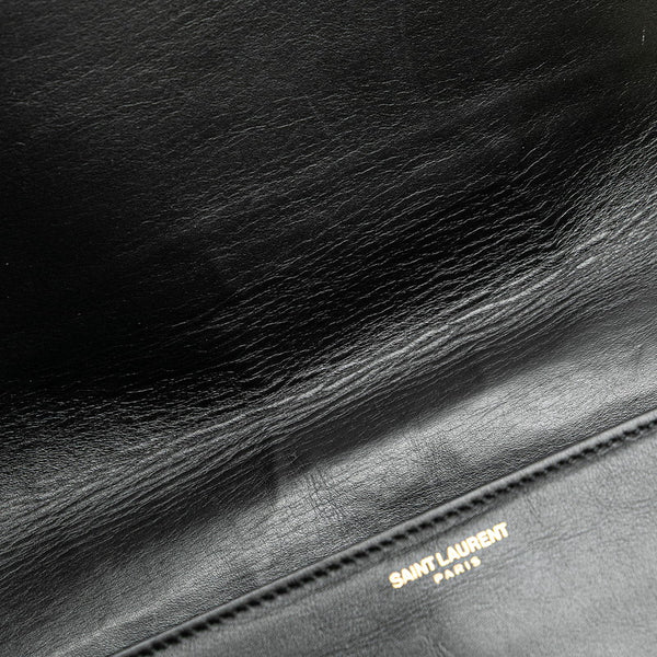 サンローラン チェーン ワンショルダーバッグ 314509 ブラック レザー レディース SAINT LAURENT 【中古】