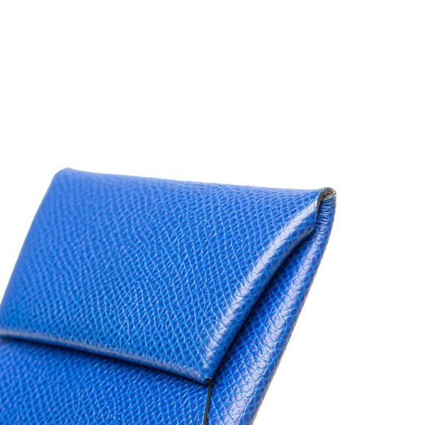 エルメス バスティア コインケース ブルーロワイヤル テールバテュ ヴォーエプソン レディース HERMES 【中古】