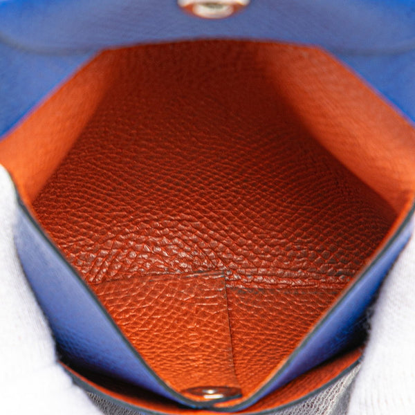 エルメス バスティア コインケース ブルーロワイヤル テールバテュ ヴォーエプソン レディース HERMES 【中古】