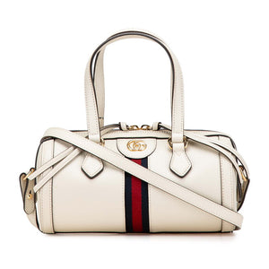 グッチ GGオフィディア  ハンドバッグ ショルダーバッグ 2WAY 602577 ホワイト レザー レディース GUCCI 【中古】