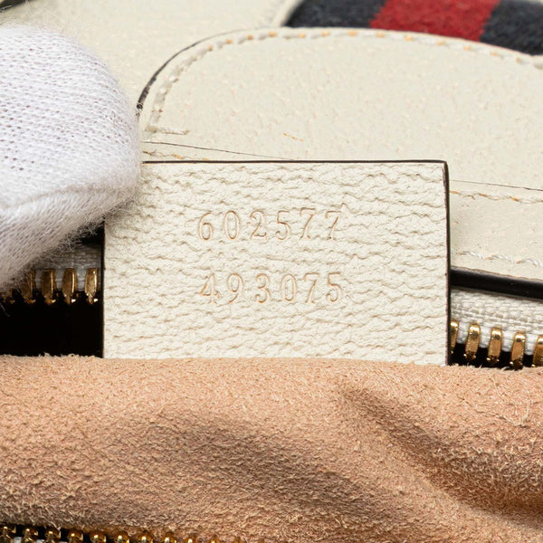 グッチ GGオフィディア  ハンドバッグ ショルダーバッグ 2WAY 602577 ホワイト レザー レディース GUCCI 【中古】