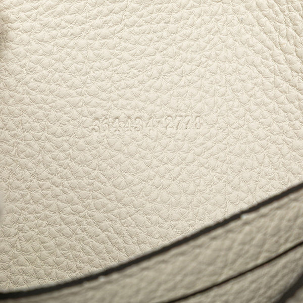 グッチ ニュージャッキー ポーチ 364434 ホワイト レザー レディース GUCCI 【中古】