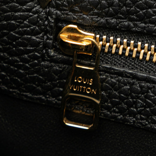 ルイ ヴィトン カプシーヌMM ハンドバッグ ショルダーバッグ 2WAY M54663 ブラック ゴールド レザー レディース LOUIS VUITTON 【中古】