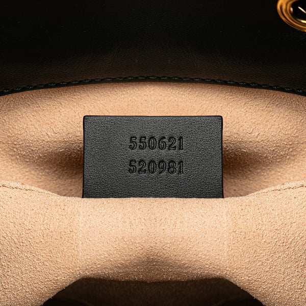 グッチ オフィディア シェリーライン ハンドバッグ ショルダーバッグ 2WAY 550621 ブラック スウェード パテントレザー レディース GUCCI 【中古】